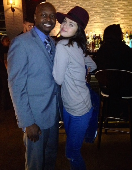 Selena with Steakhouse Manager