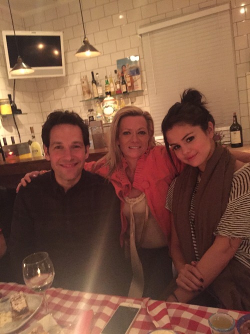 Selena and Paul Rudd in Atlanta