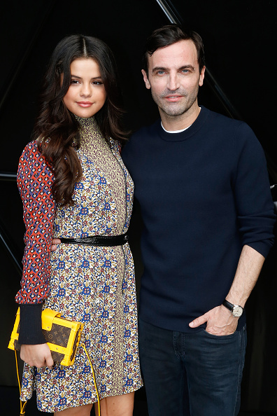 Selena Gomez attends the Louis Vuitton show as part of the Paris