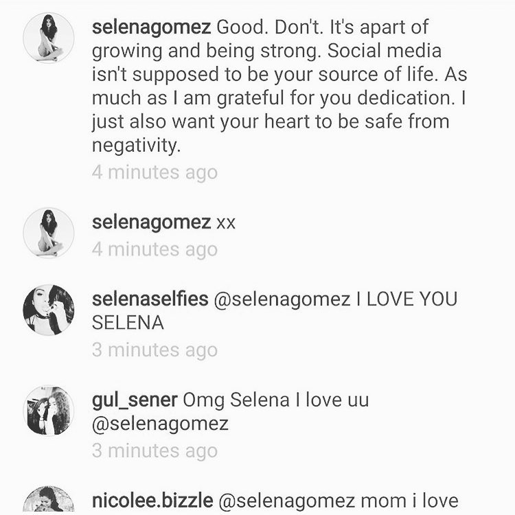 Selena on Instagram