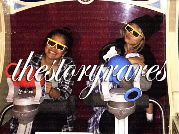 Selena with Periscilla and Jaden at Disneyland