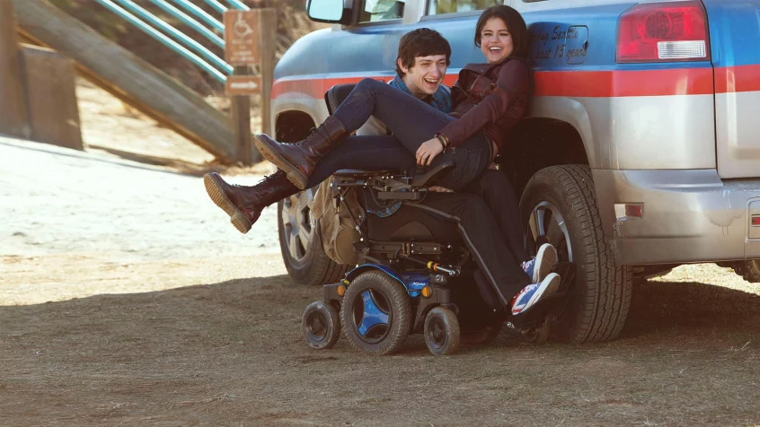 New still from The Fundamentals of Caring.
