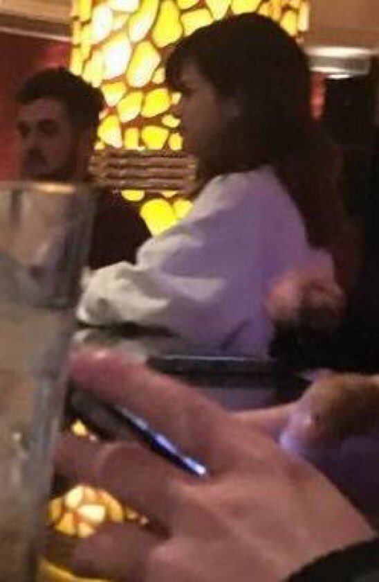 Selena at the bar in Melbourne