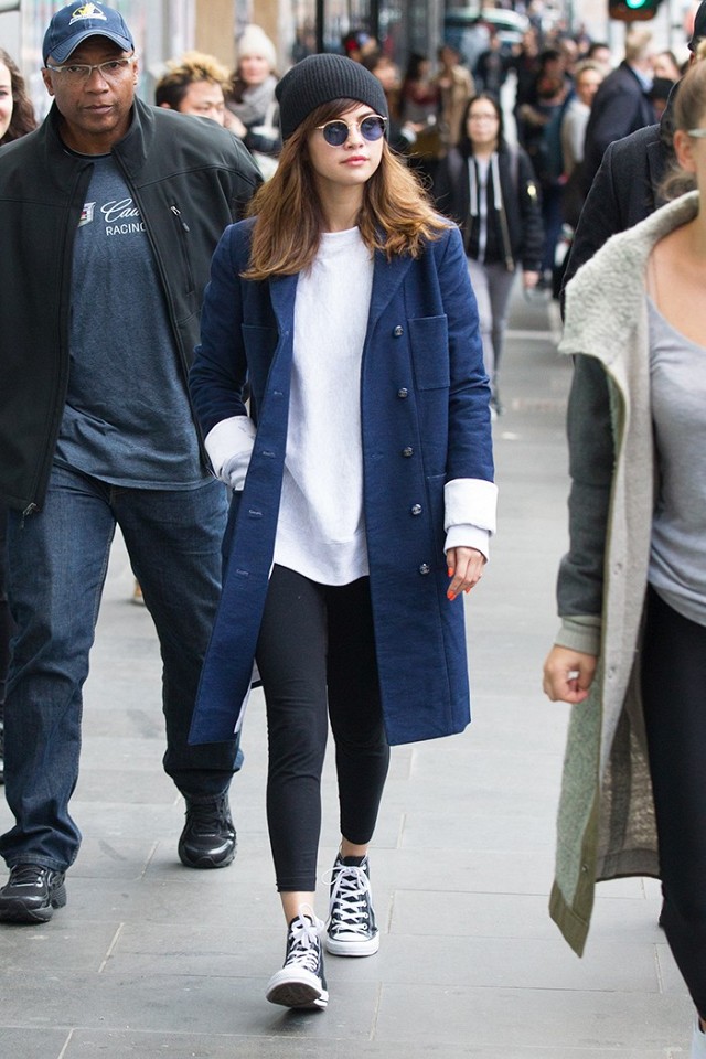 Selena is out in Melbourne