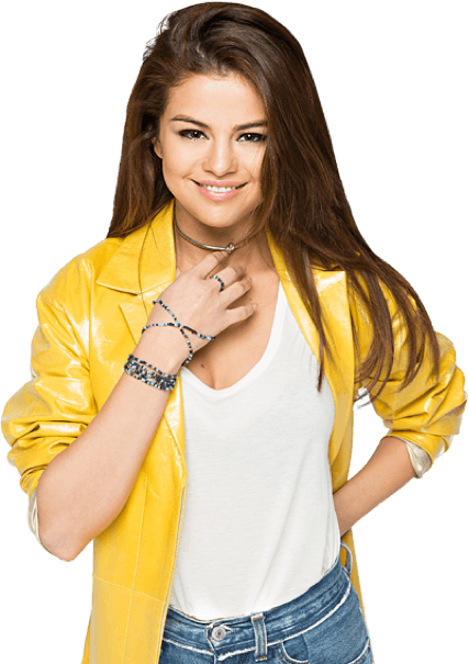 Selena's portrait for We Day