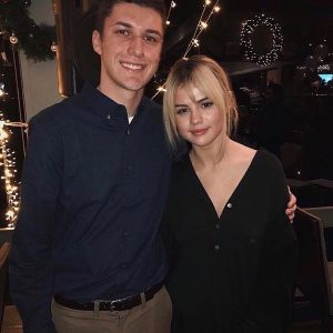 Selena with a fan this Christmas