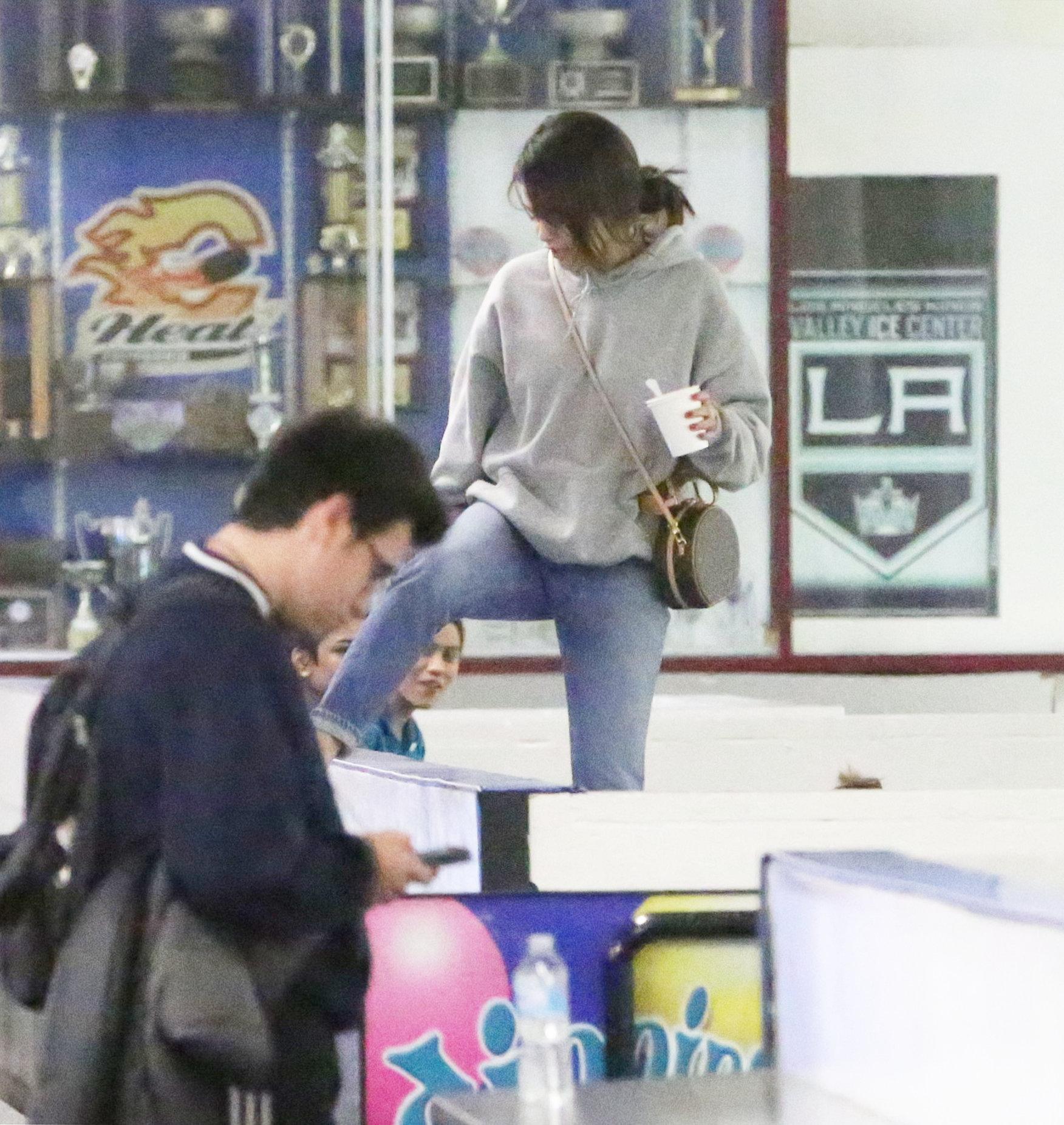 Selena Gomez – Seen At Kings Valley Ice Center in Los Angeles