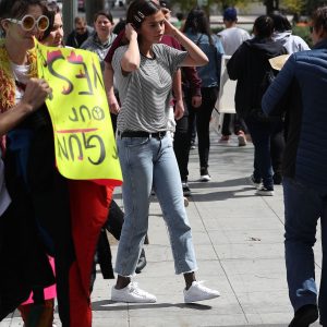 Selena at the March For Our Lives in Los Angeles