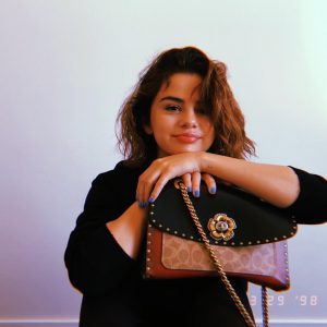 Selena on Instagram: Photo wall opportunity with the Parker bag