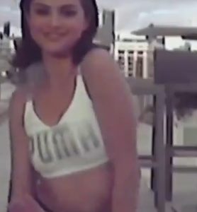 Check out videos of Selena from photoshoot for Puma spring/summer collection