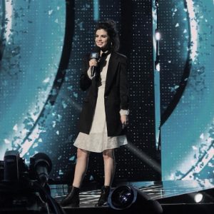 18 April Selena at the rehearsal for We Day California