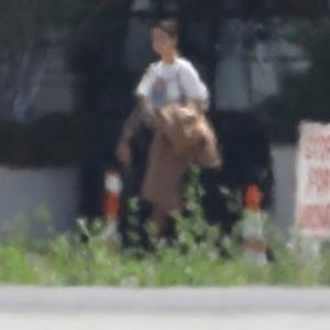 3 May Selena spotted at the airport Van Nuys, California