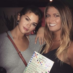3 May Selena with a fan at the Tijuana Picnic in New York
