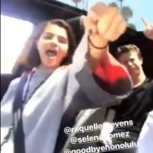 28 May Selena in Anna Collins and Fox Atticus Instagram Stories