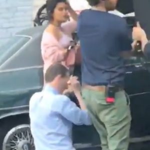 5 May Selena on set of photoshoot in New York