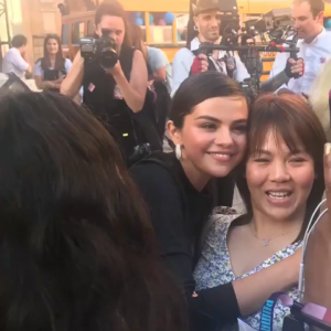 16 May Selena meeting fans at the Puma DEFY event in Los Angeles