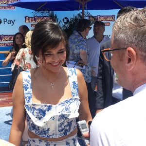 30 June more videos of Selena from Hotel Transylvania 3 premiere