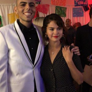 23 June Selena with fans at Choc Prom