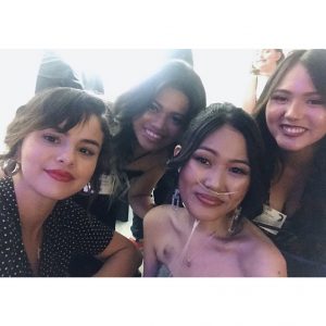 23 June more pics of Selena with fans at Choc Prom