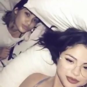 22 July Selena in Francia Raisa’s Instagram Story