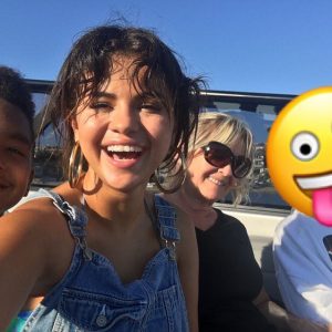 14 August Selena with her family in Newport Beach, CA