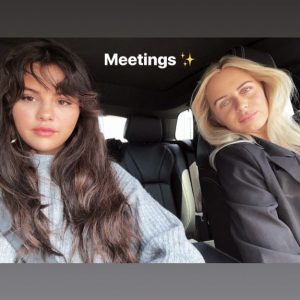 16 August Selena in Raquelle Stevens’s Instagram Story