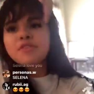 13 August Selena in Connar Franklin’s Instagram Story