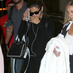 7 September Selena arriving at the airport JFK in New York