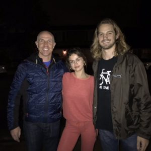 28 September rare pic of Selena with fans in Newport Beach