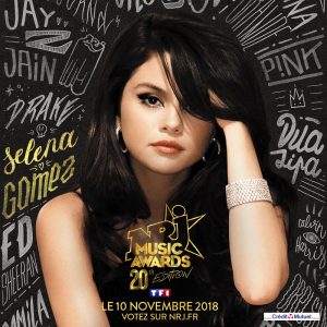 4 October vote for Selena on NRJ Music Awards