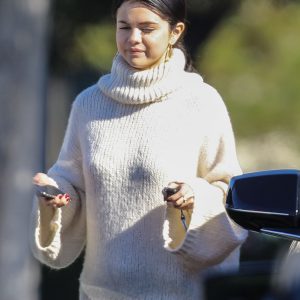 30 December Selena leaving Bible study session in Irvine, California