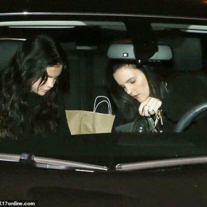 19 December Selena leaving dinner in Hollywood, California