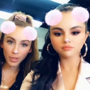 12 February Selena in Theresa Mingus’s Instagram Story