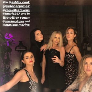 8 March Selena in Amy Rosoff Davis’s Instagram Story