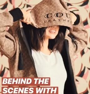25 March Selena in Coach’s Instagram Story