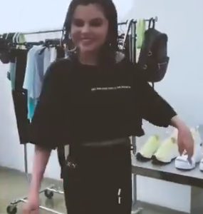 1 April Selena in Puma’s Instagram Story
