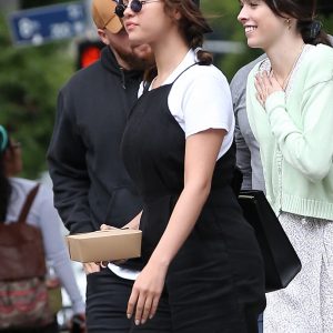 26 May Selena spotted leaving restaurant Tortino in Los Angeles