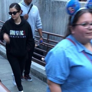 2 June Selena at Disneyland in Anaheim, California