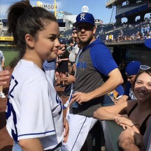 7 June more pics of Selena at The Big Slick softball game in Kansas
