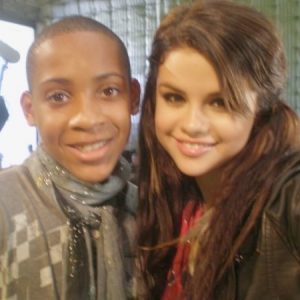 18 August new pics of Selena behind the scenes of Sears Arrive Lounge from 2009
