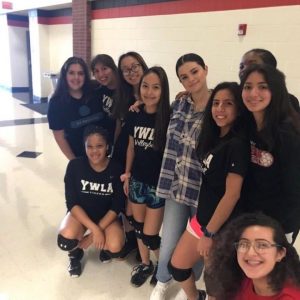 9 September more pics and videos of Selena at Danny Jones Middle School in Grand Prerie, Texas