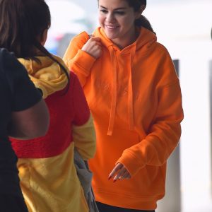 30 October Selena boarding a flight at JFK in New York