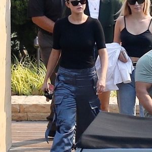 11 October Selena spotted out and about in Malibu, California