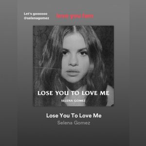 3 November Selena on Instagram Story