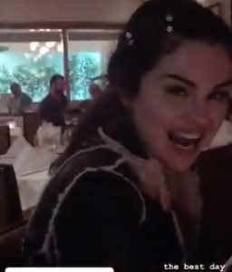 15 November Selena in Liz Golden’s Instagram Story