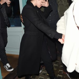 10 December Selena leaving Y Ming restaurant in London, UK