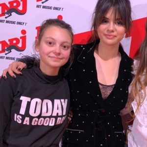 13 December more new of Selena with fans on NRJ FM in Paris