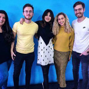 11 December Selena at the radio in London