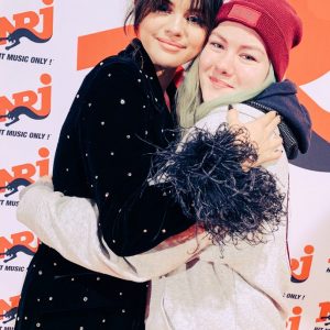13 December more new of Selena with fans on NRJ in Paris