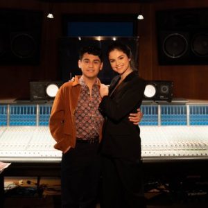 20 December new pics of Selena with fans in the studio